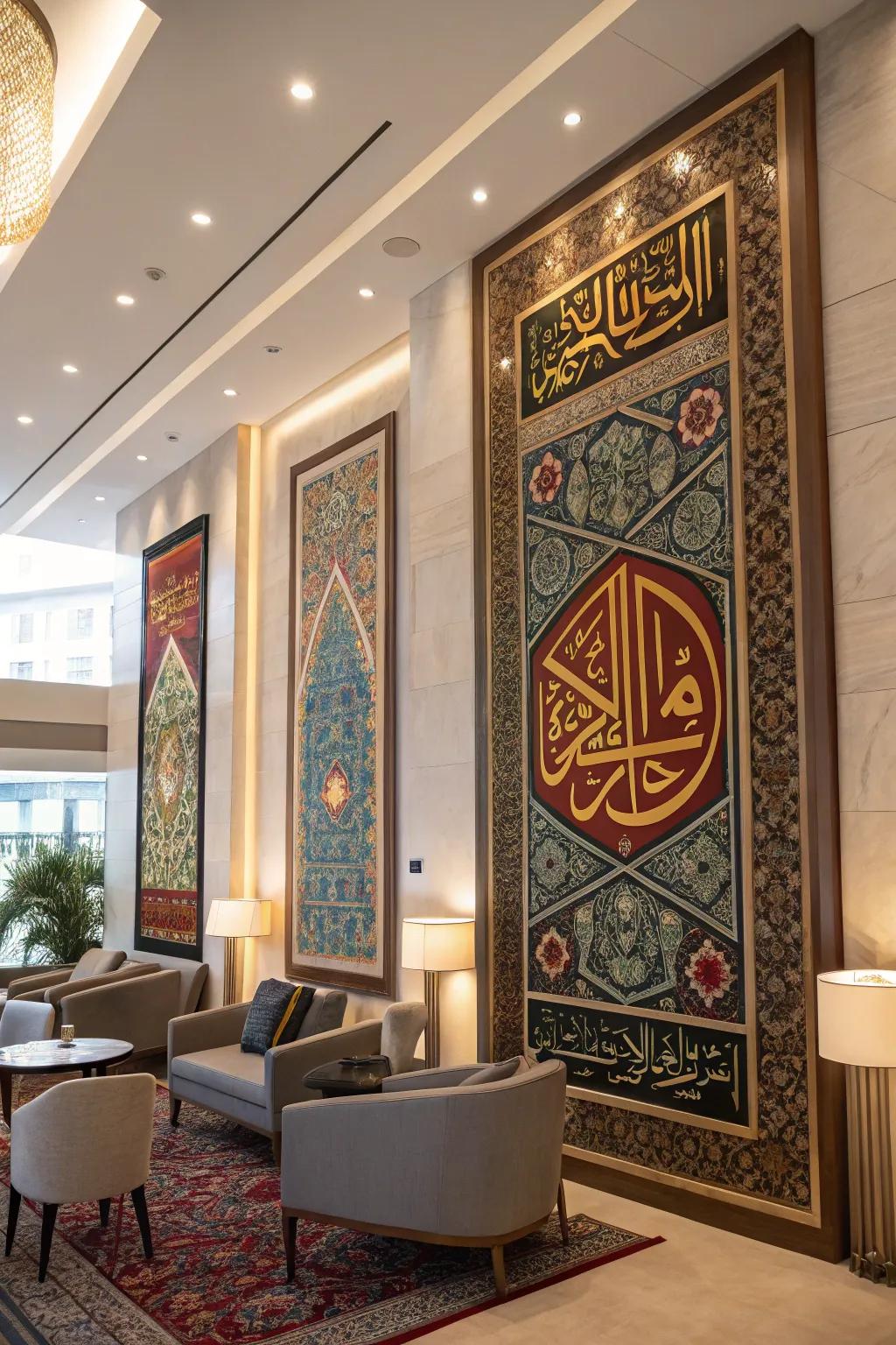 Tiered artwork introduces depth and intrigue to any space.