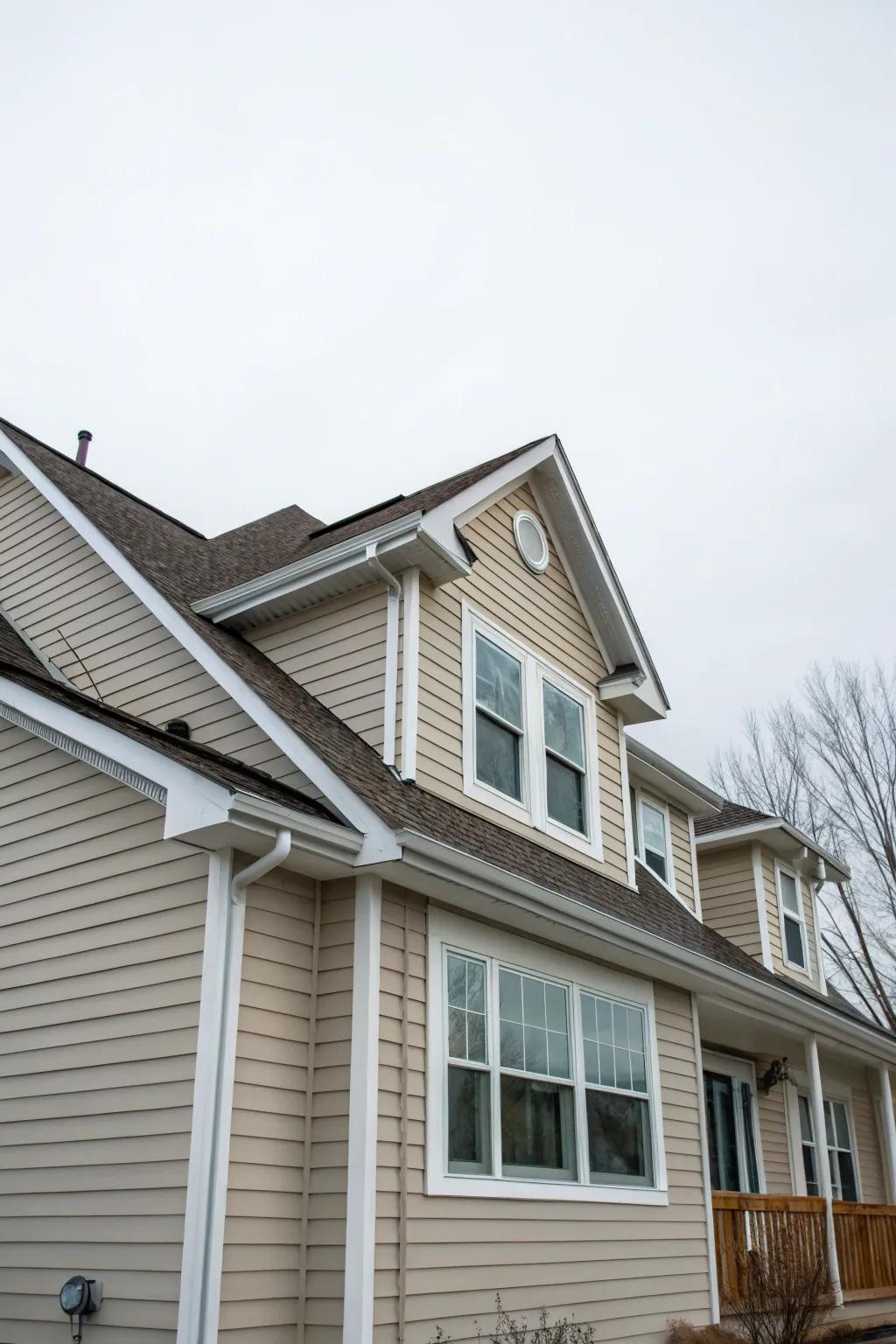 Blended edges create a harmonious flow with the roofline.