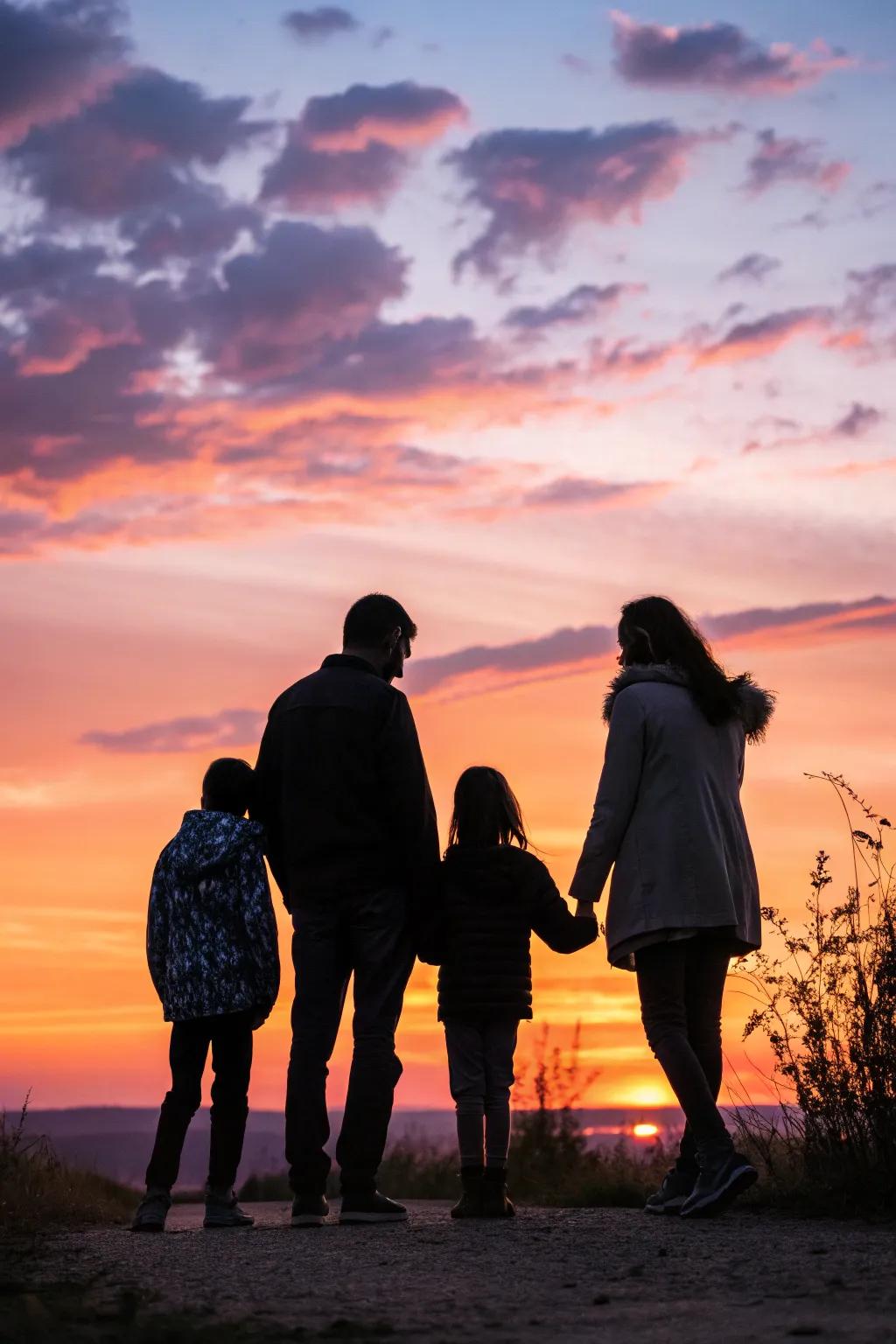 Record drama and beauty with sunset profiles.