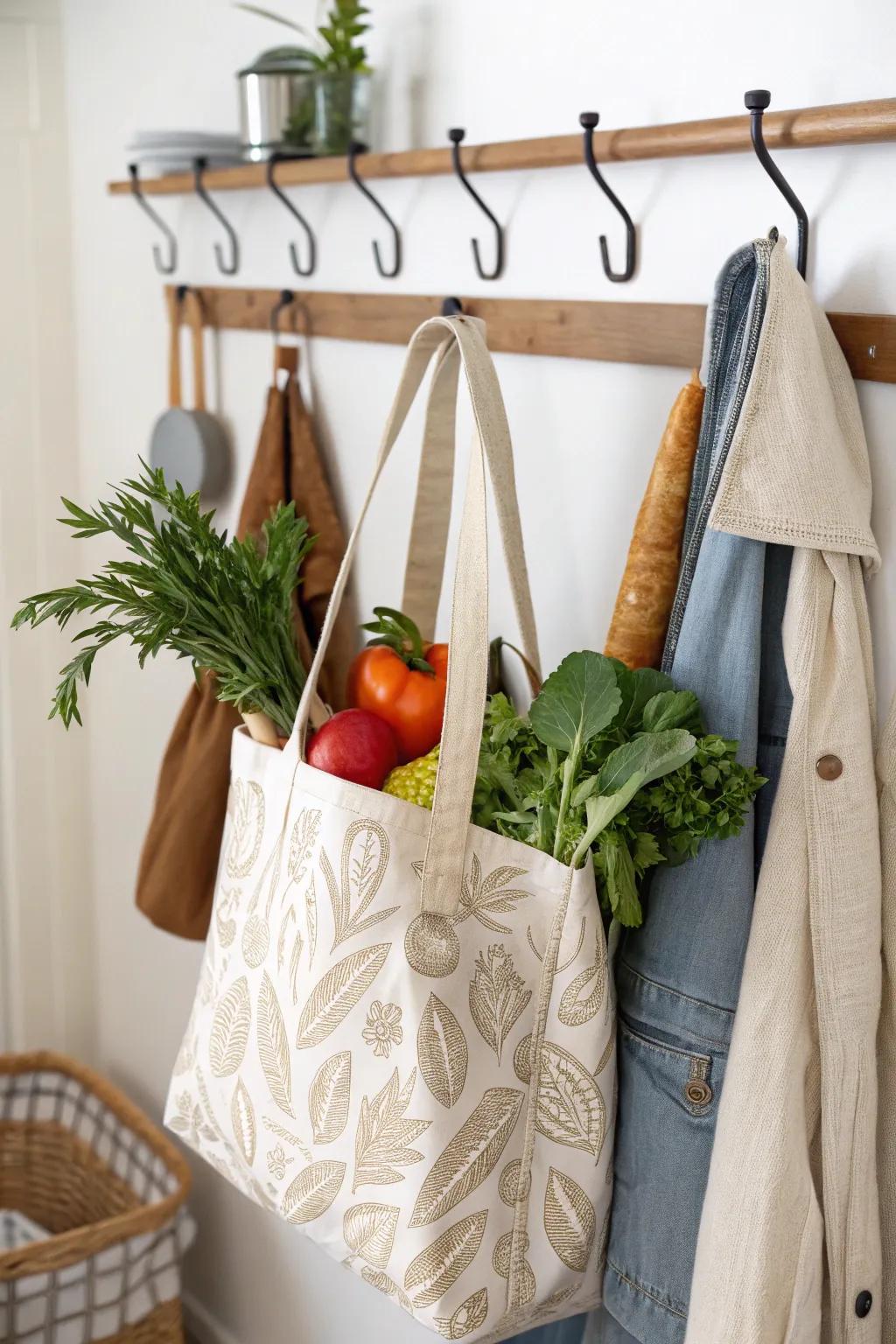 Mix style and being eco with this helpful carry bag.