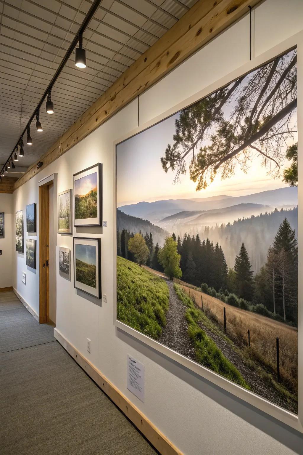 Art can serve as a potent tool to elevate the room's atmosphere.