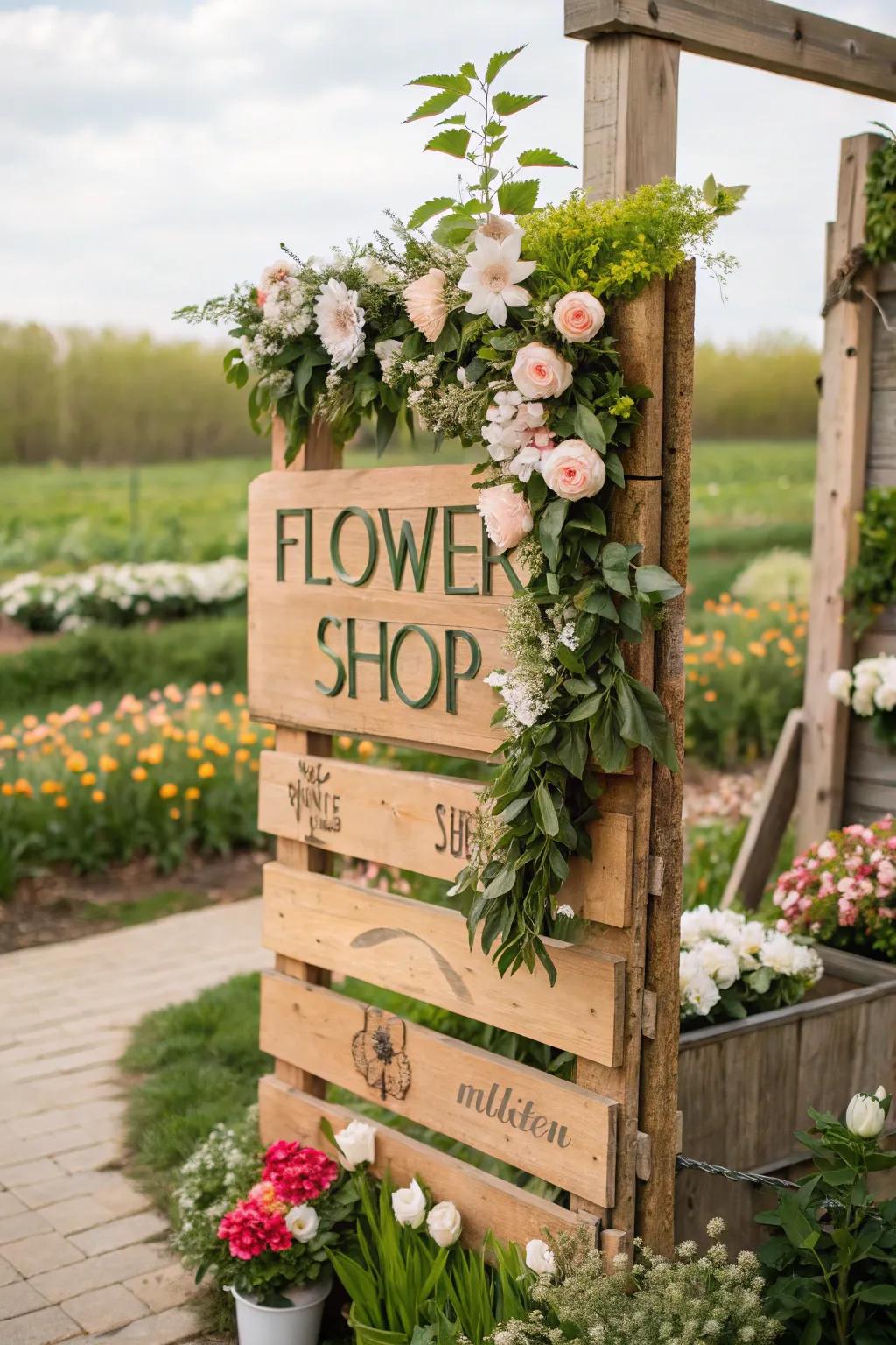 A sustainable sign choice that speaks to eco-conscious customers