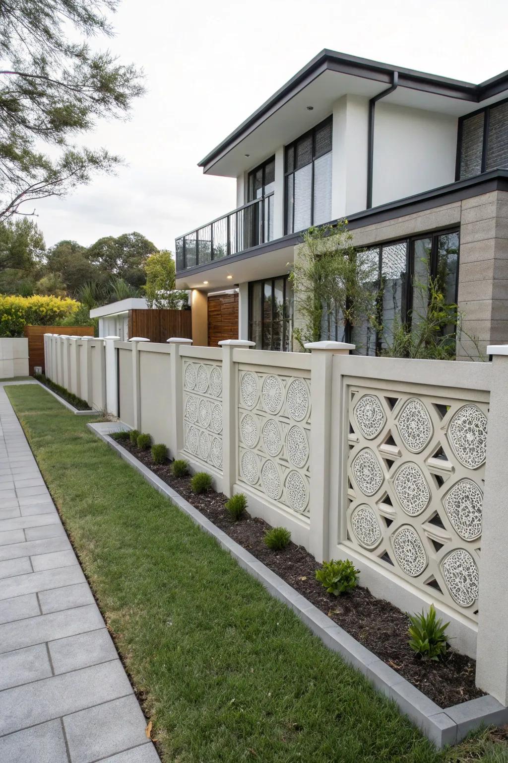 Modern durability with ornamental cement boards