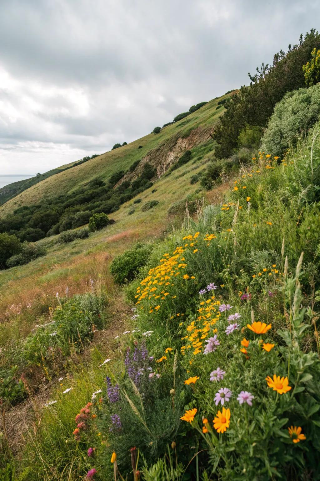 Native plantings thrive with little care and benefit local wildlife.