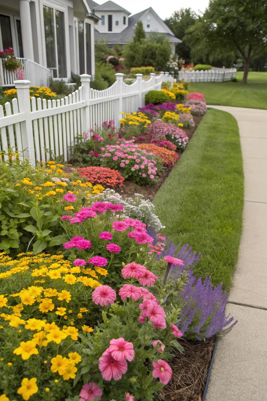 Annuals add a burst of seasonal color to water-wise gardens.