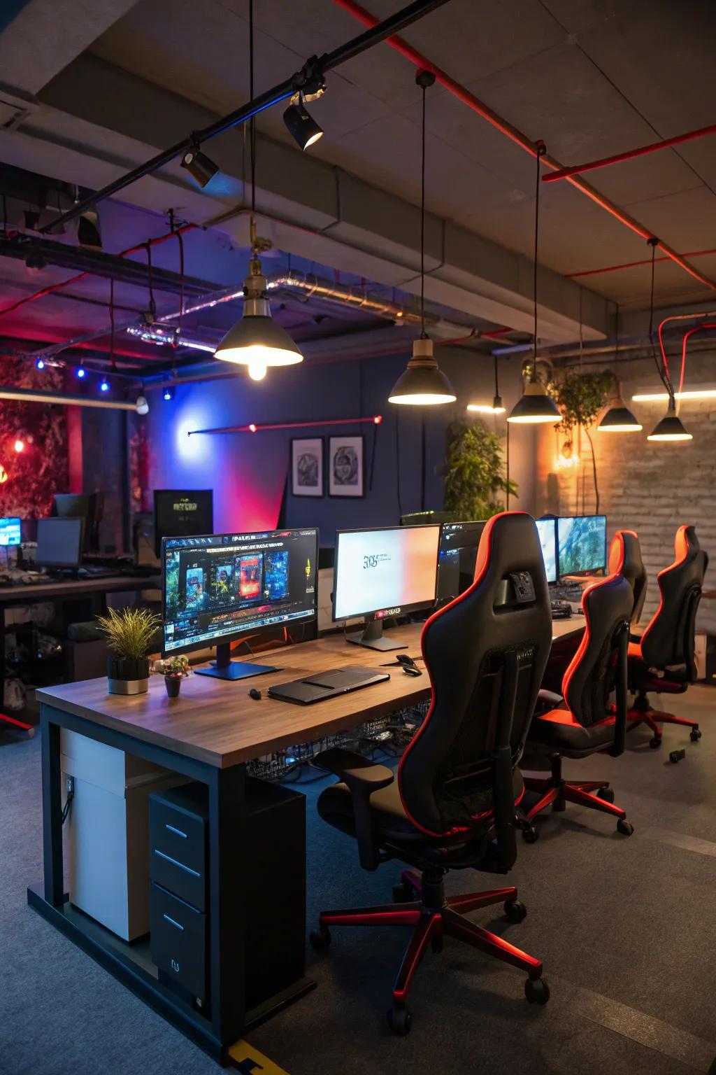 Use strategic lighting for both mood and functionality.