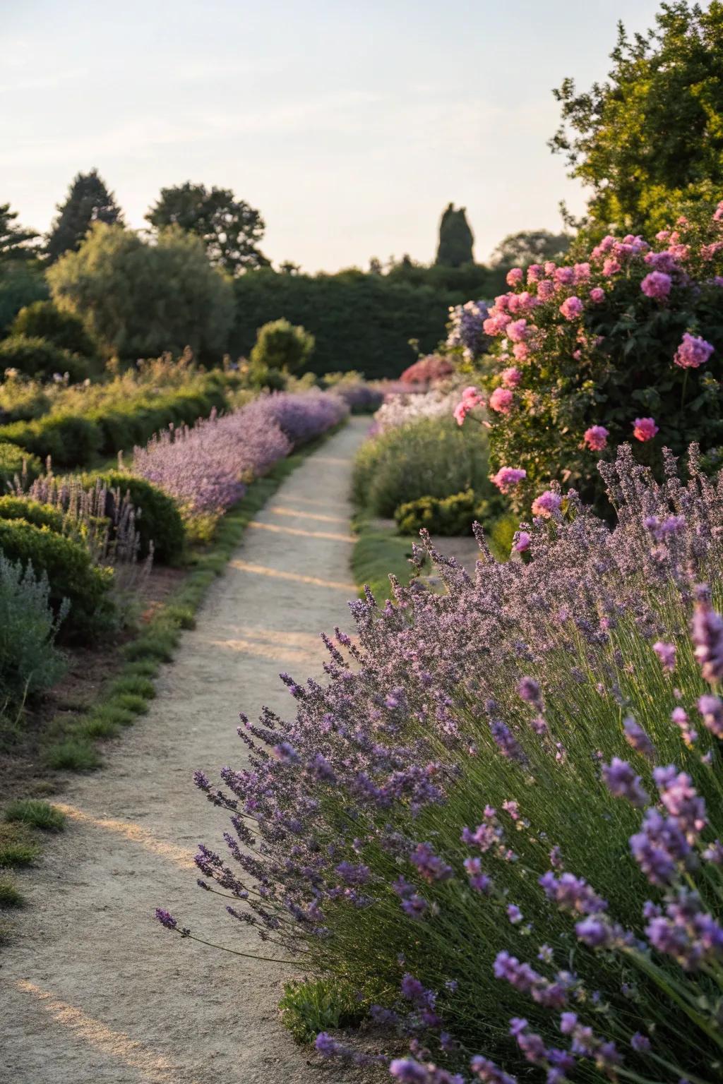 Fragrant plants improve the garden atmosphere.