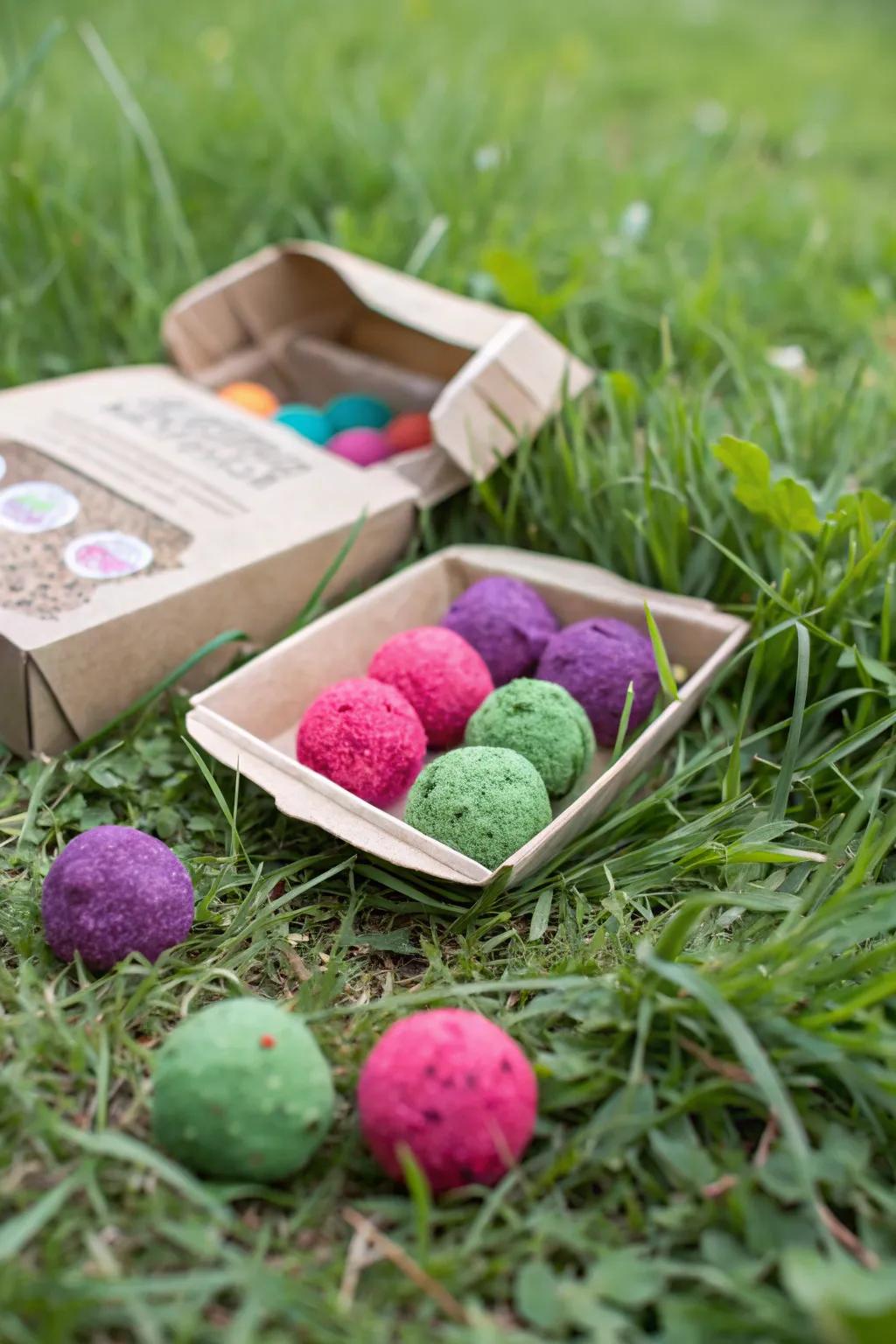 Bring wildflowers to life with a DIY seed ball kit.