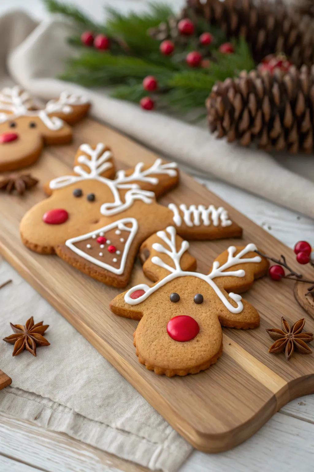 Reindeer treats ready to guide Santa's sleigh.