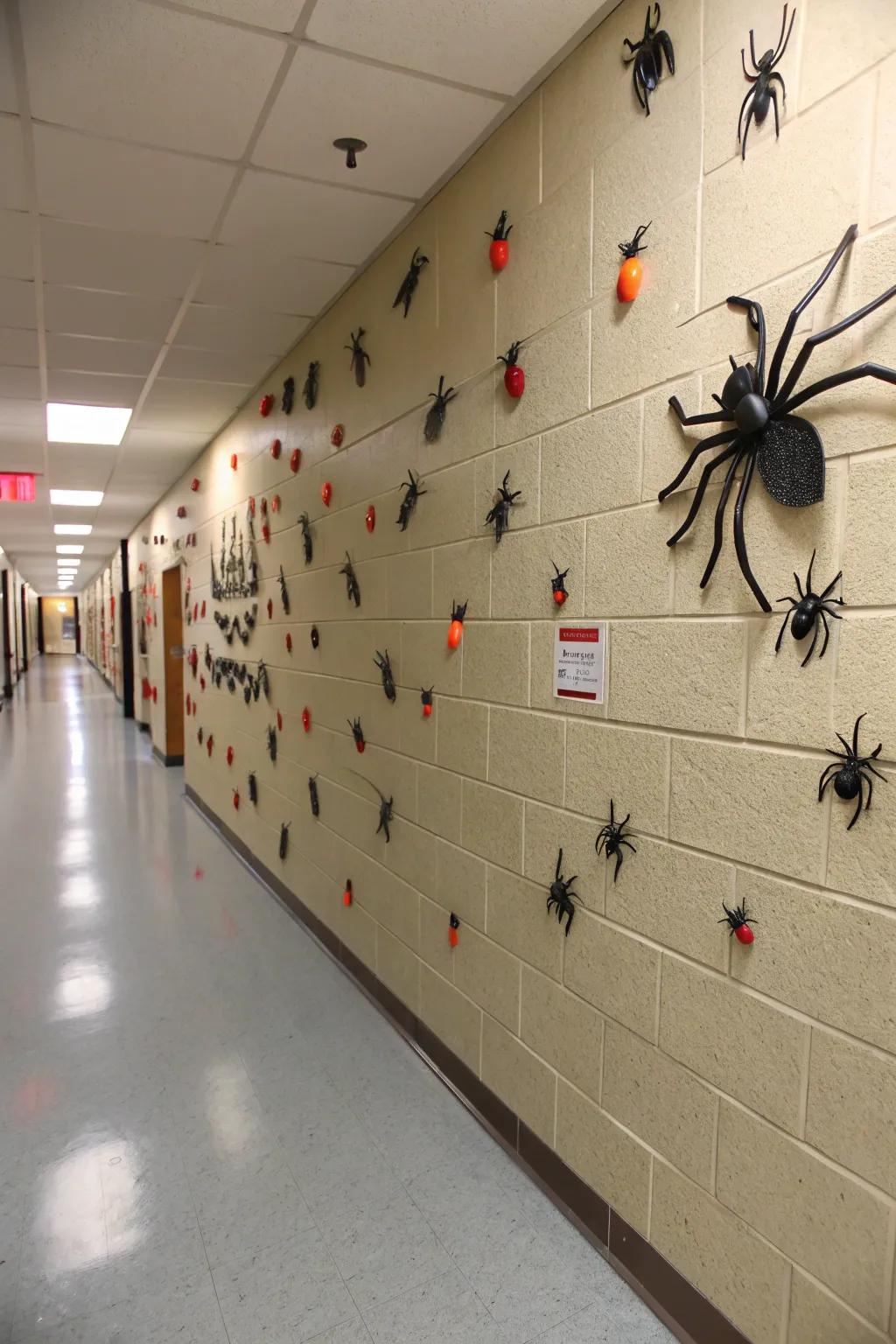 Creepy crawlies add an element of surprise.