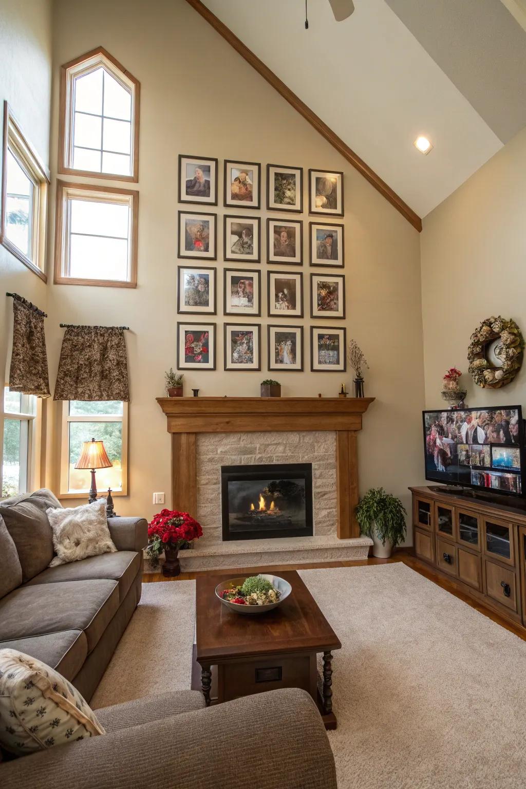 Bring personal memories to life with a stylish photo display.