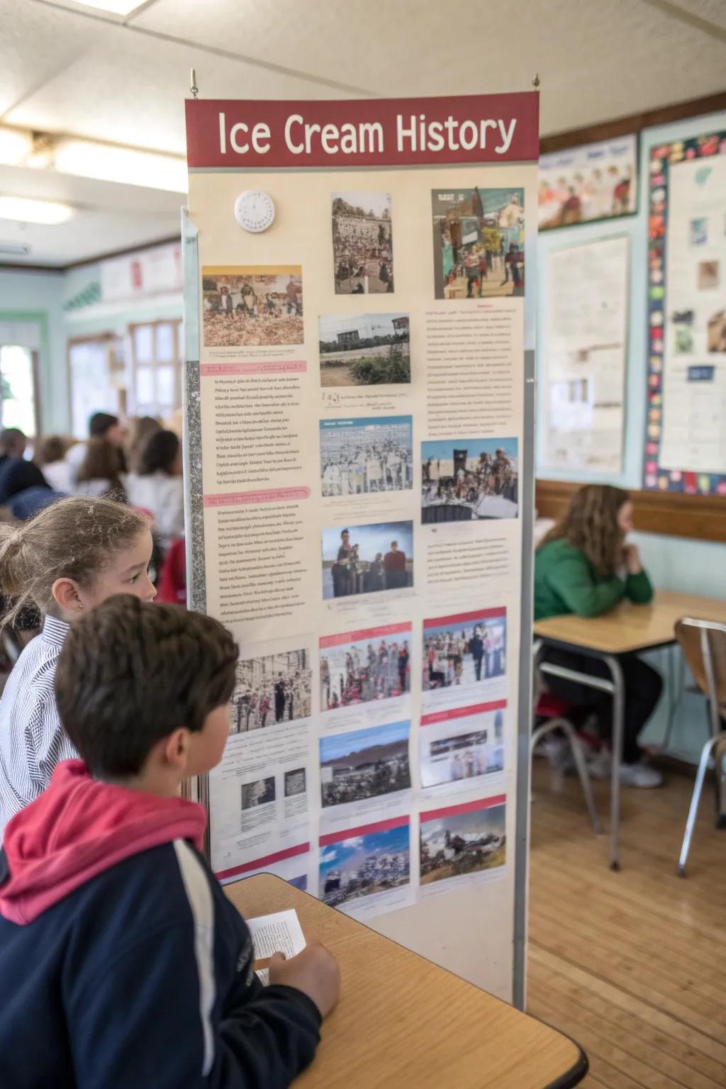 Explore the past with a chilled treat history timeline.