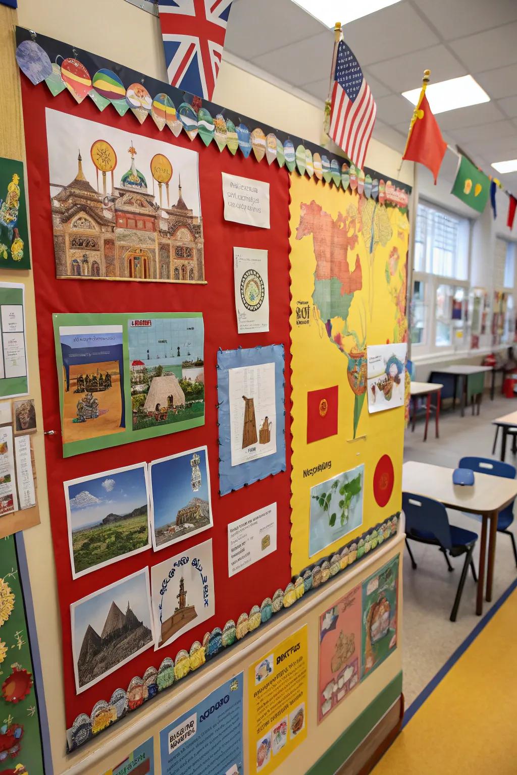 Celebrate the rich tapestry of cultures with this inclusive board.