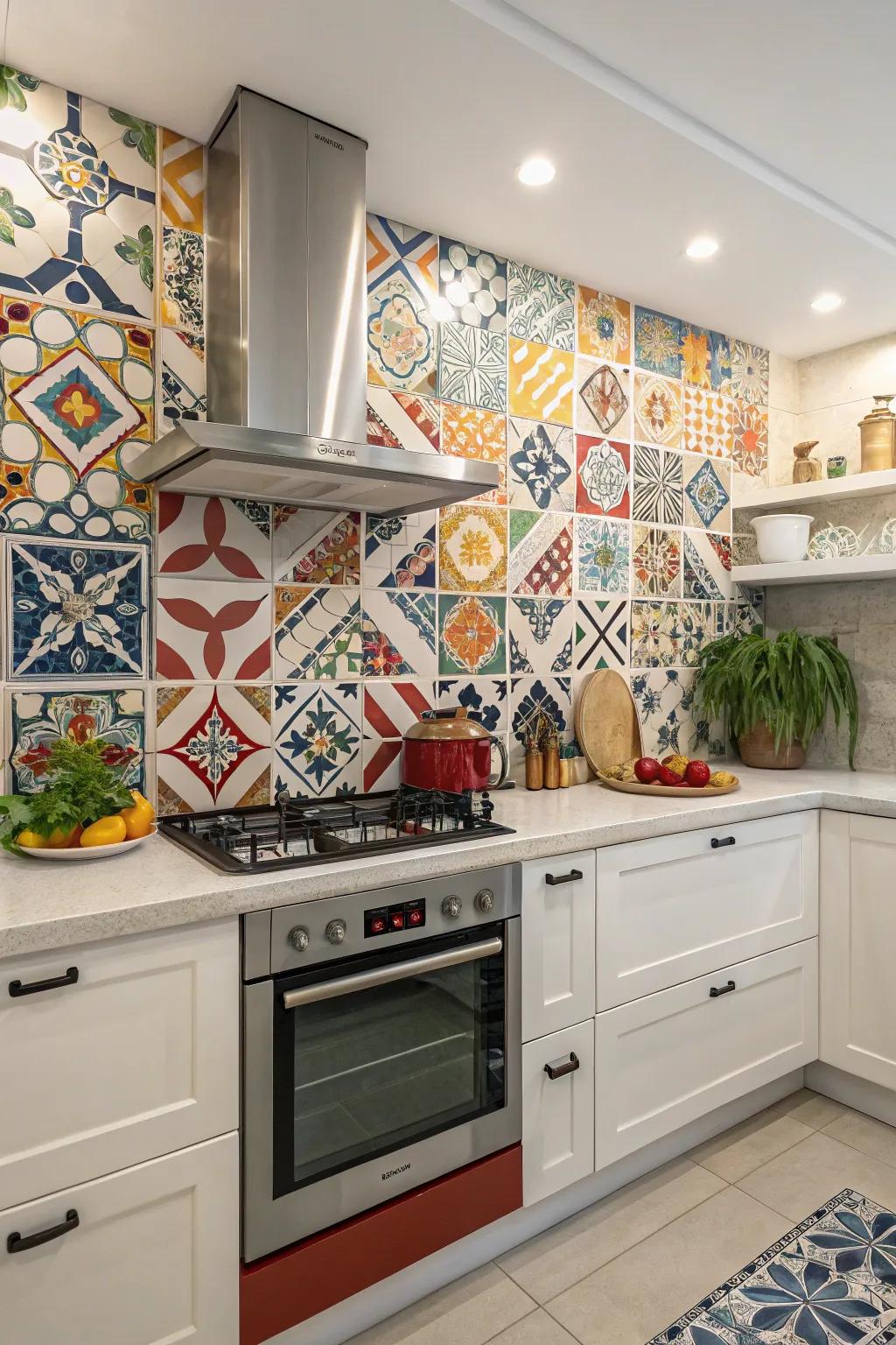 Striking panels make your kitchen distinct and stylish.