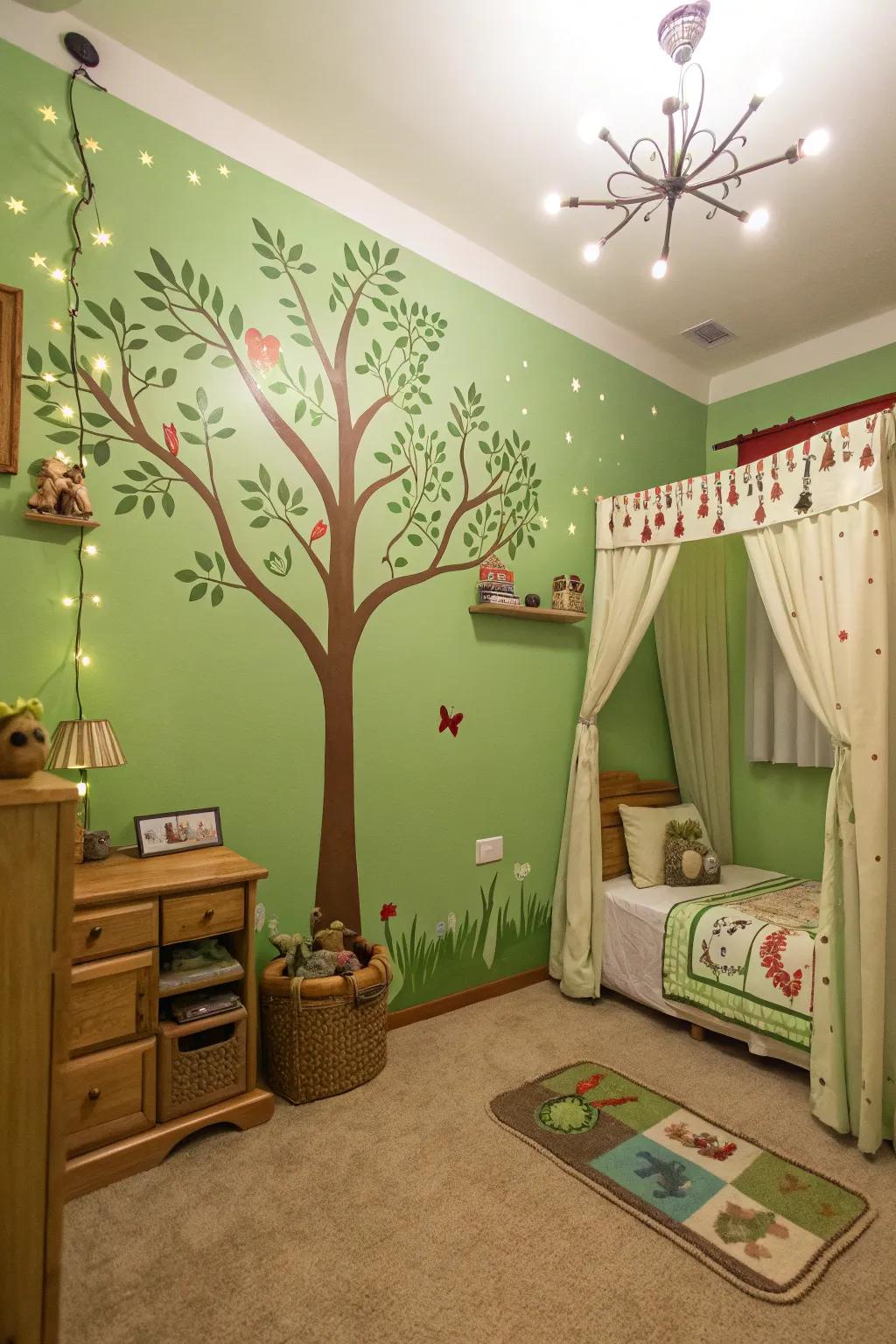 A magic woods theme that asks for fun and wonder.