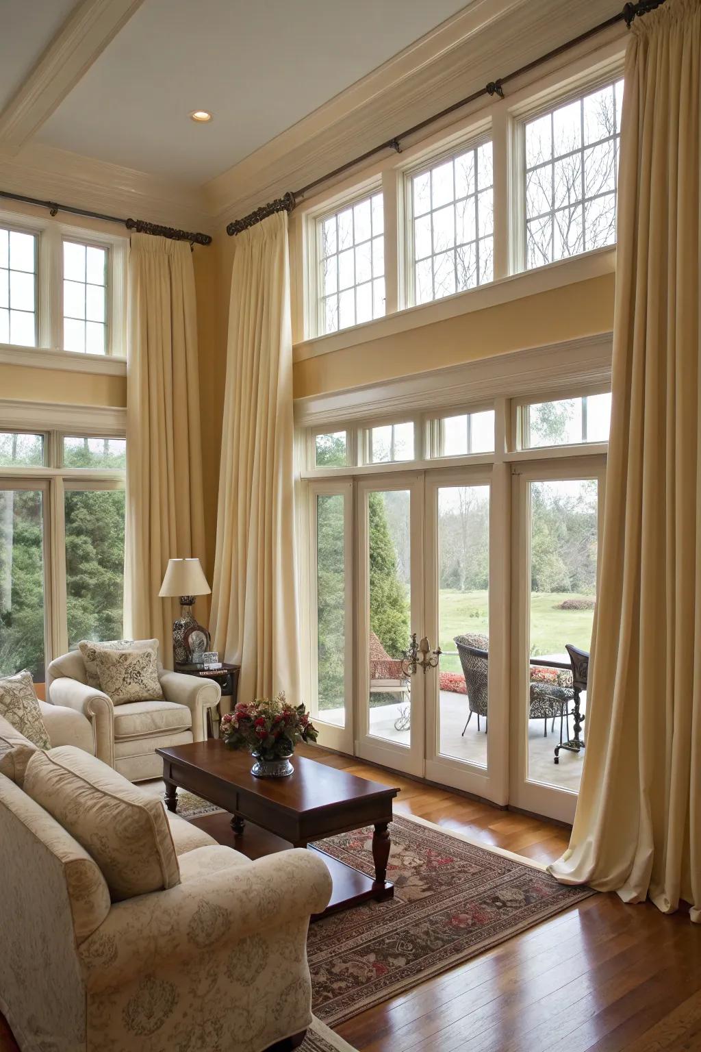 Tailored lengths furnish a custom fit for your windows.