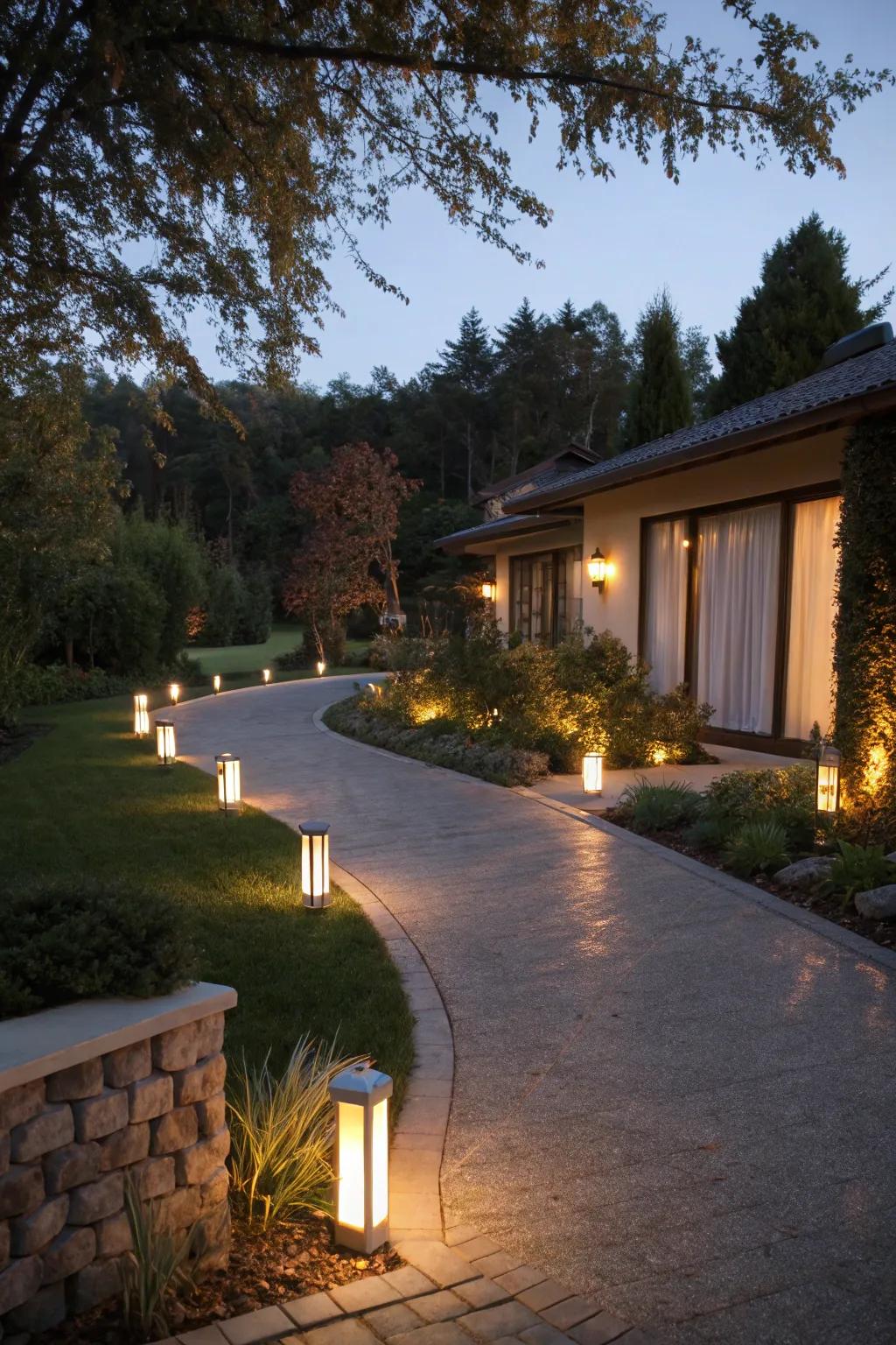 Gentle lighting adds a warm and inviting ambiance.