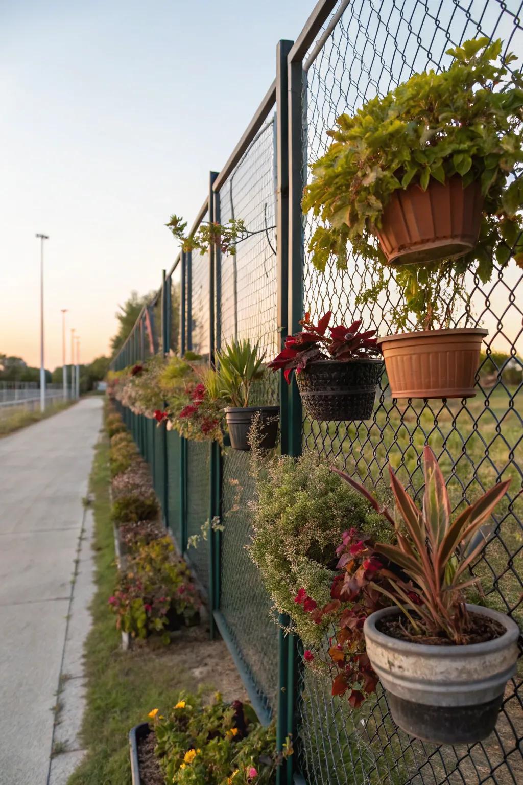 Turn your fence into a vibrant vertical garden.