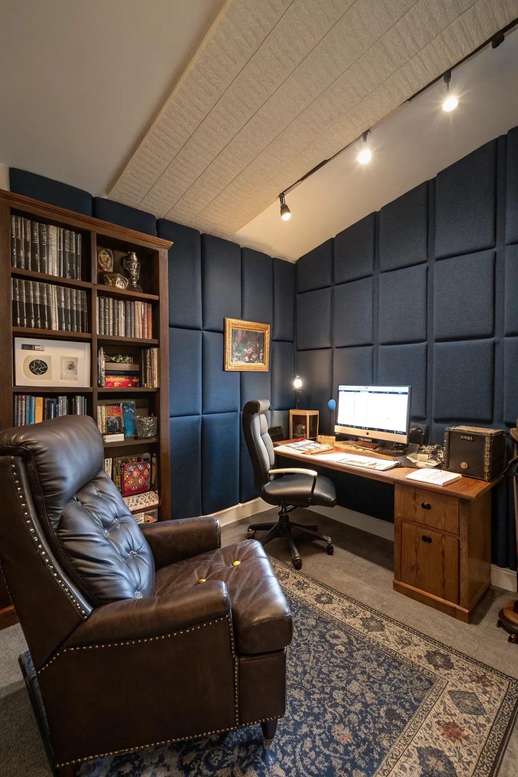 Soundproofing makes sure of a quiet and focused workspace.