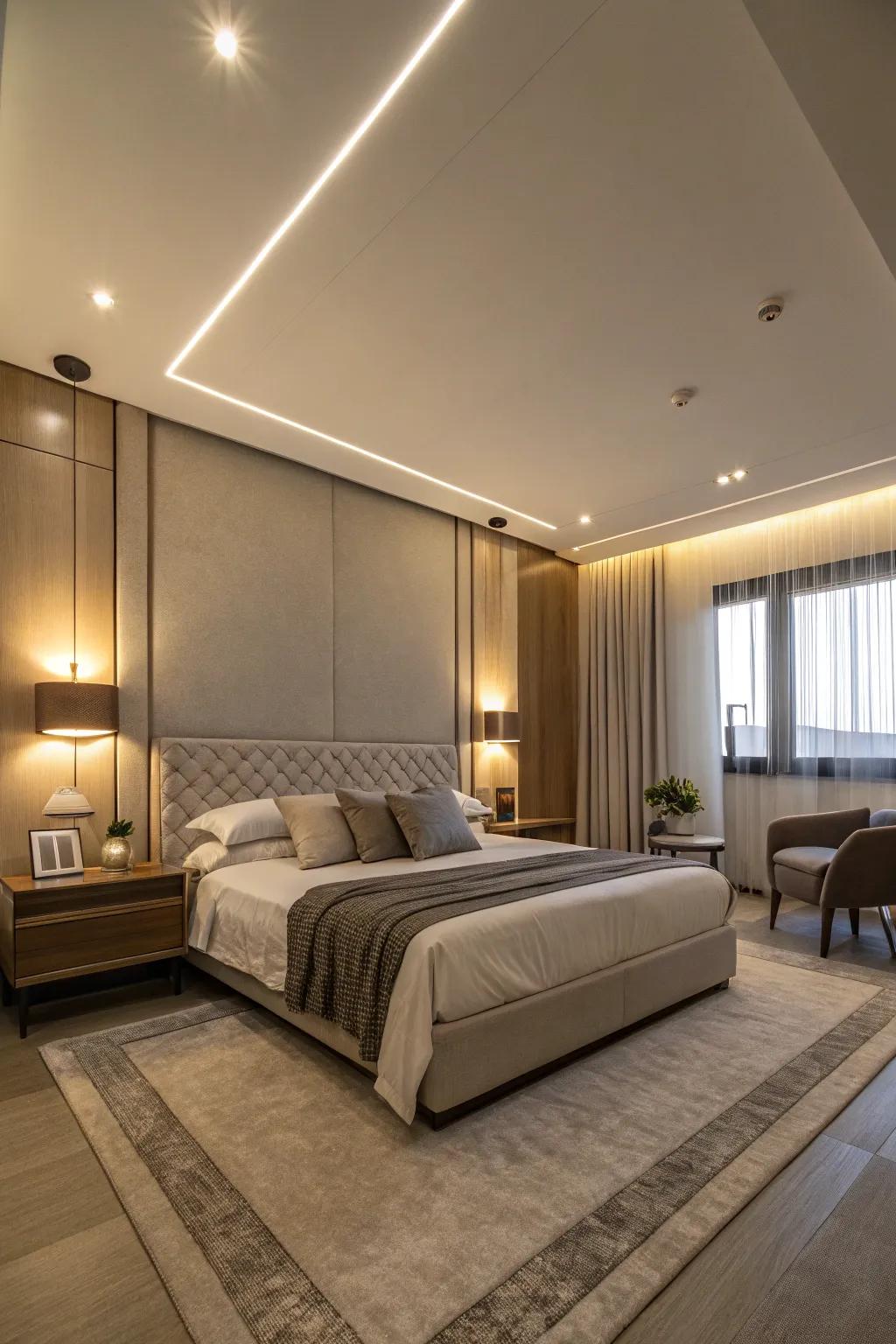 Intelligent lighting offers flexibility and modern convenience.