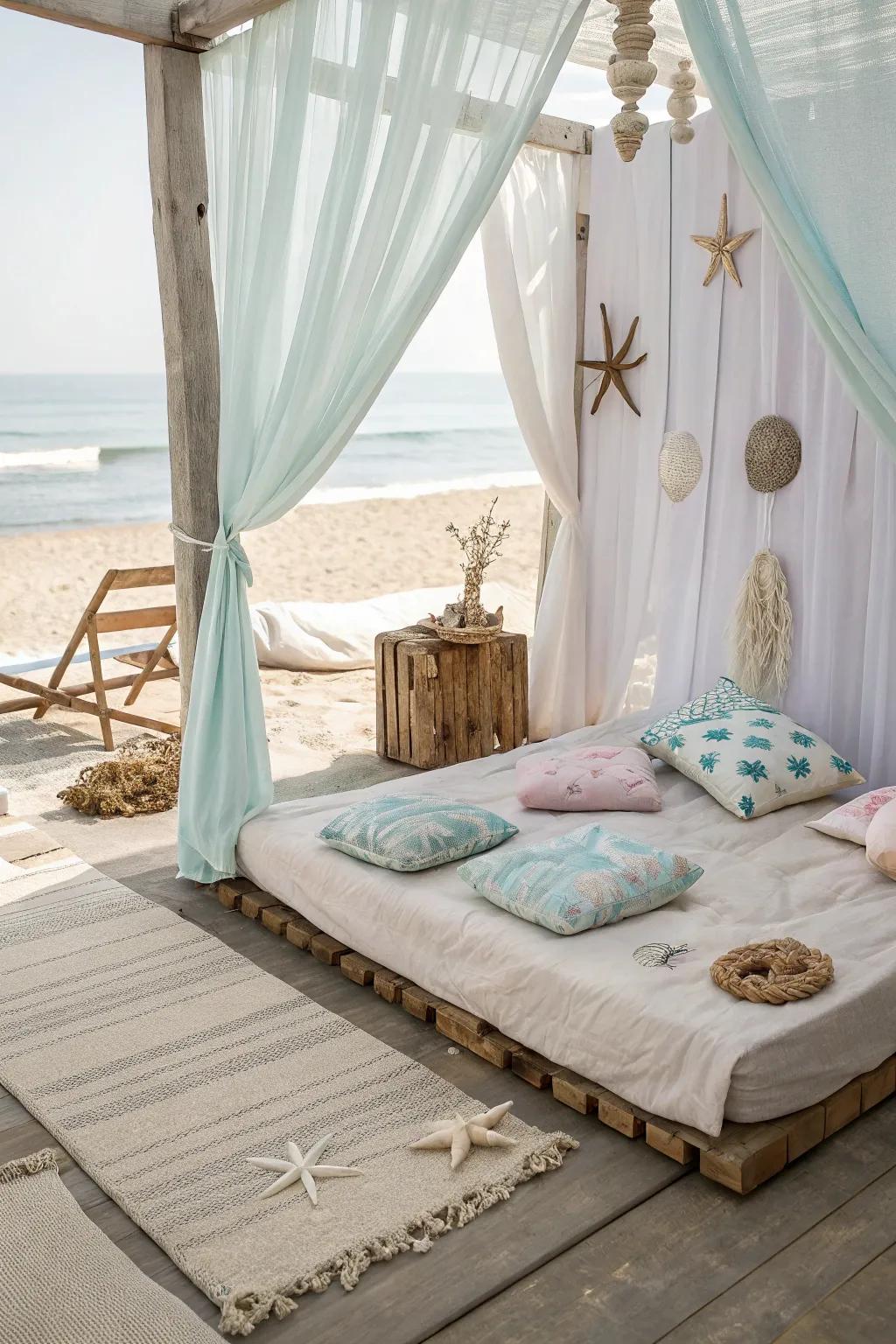 A beach-inspired getaway for ultimate relaxation.