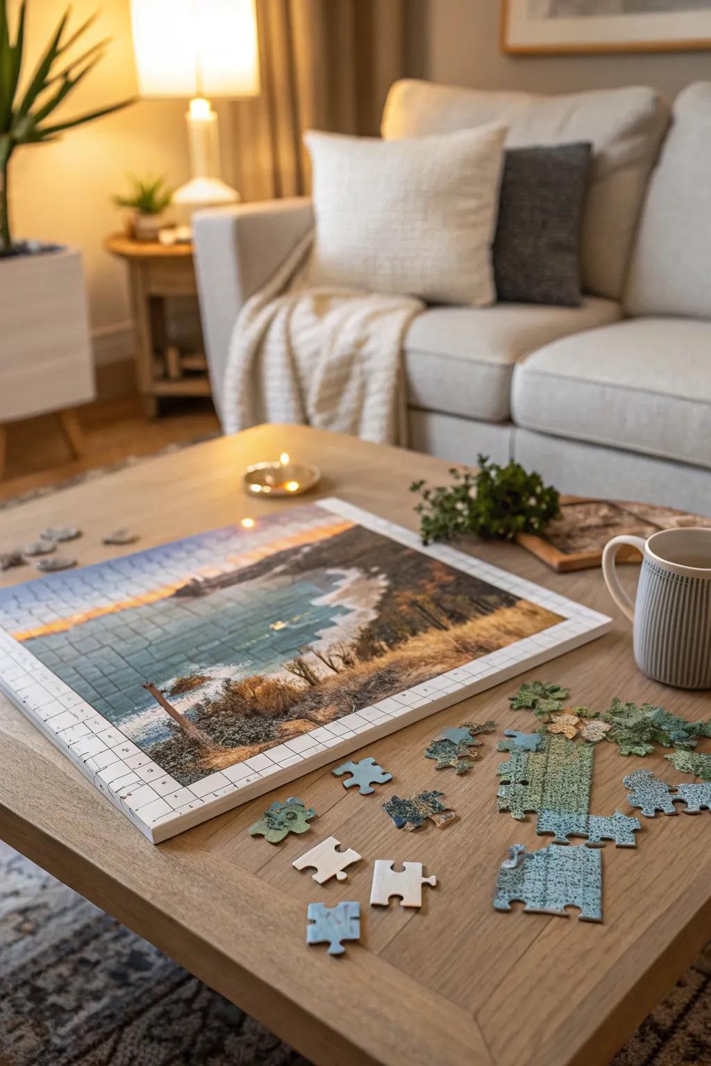 Bespoke puzzles offer playful engagement with cherished memories.