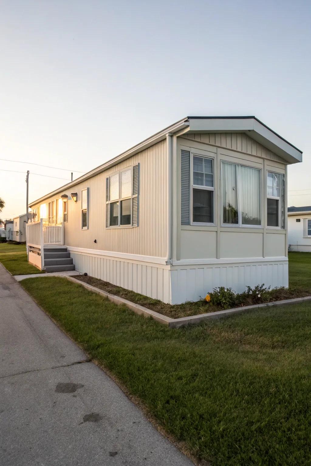 Plaster finish siding delivers a smooth, elegant finish.