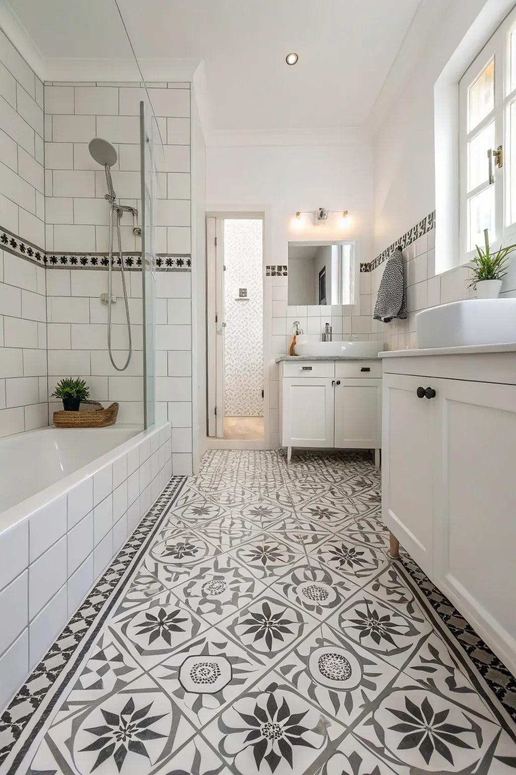 Geometric patterns add a modern twist.