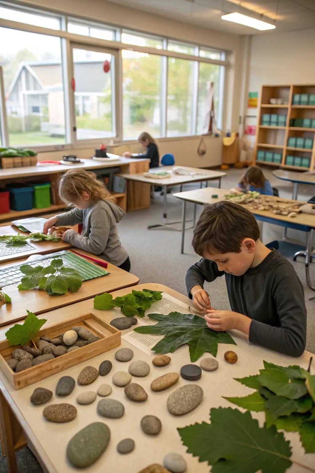 Natural-based instruments foster hands-on educational activities.