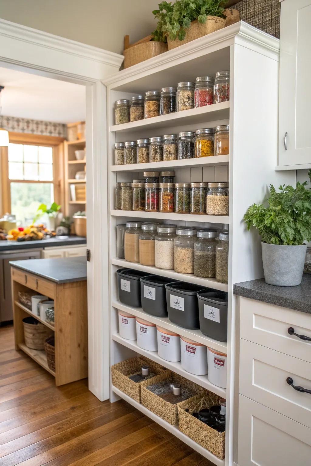 Clear labeling makes locating components quick and easy.
