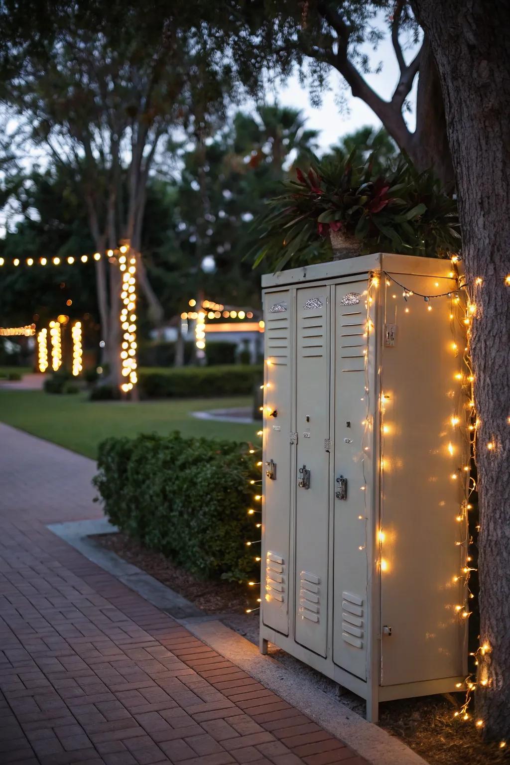 Set the mood with sparkle lights.