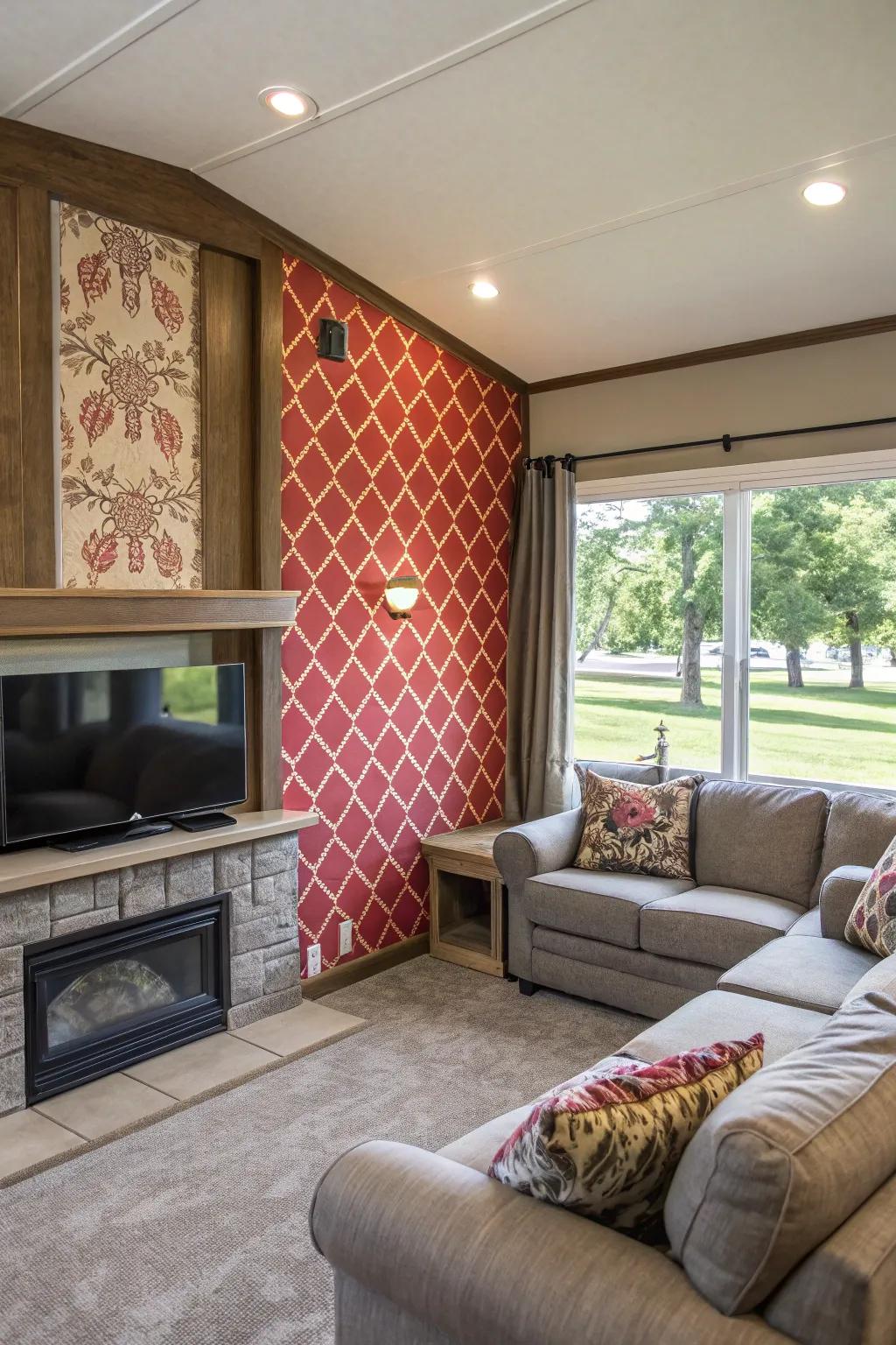 A highlight wall can add character and make a bold statement.