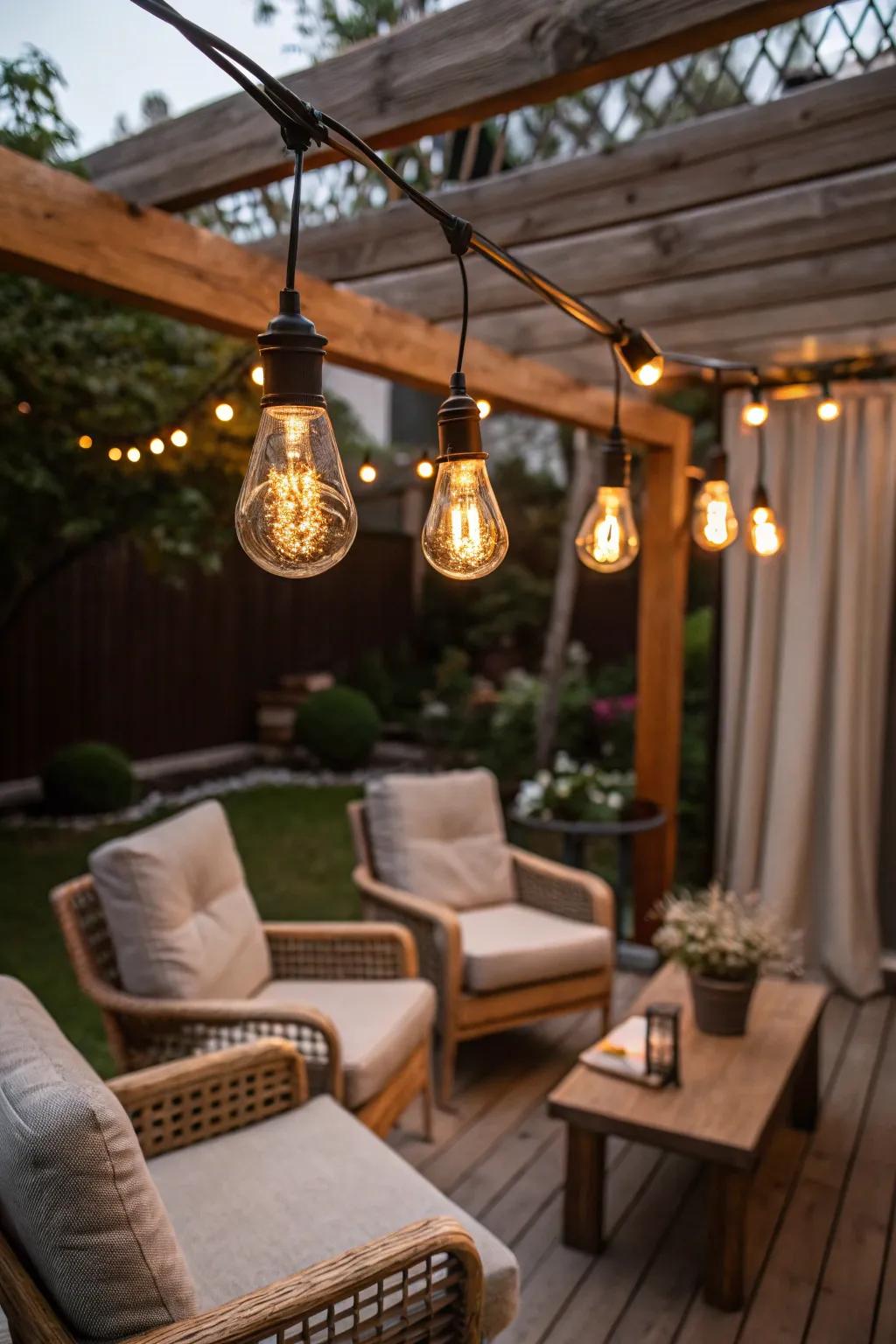Replica bulbs deliver a timeless vintage radiance.