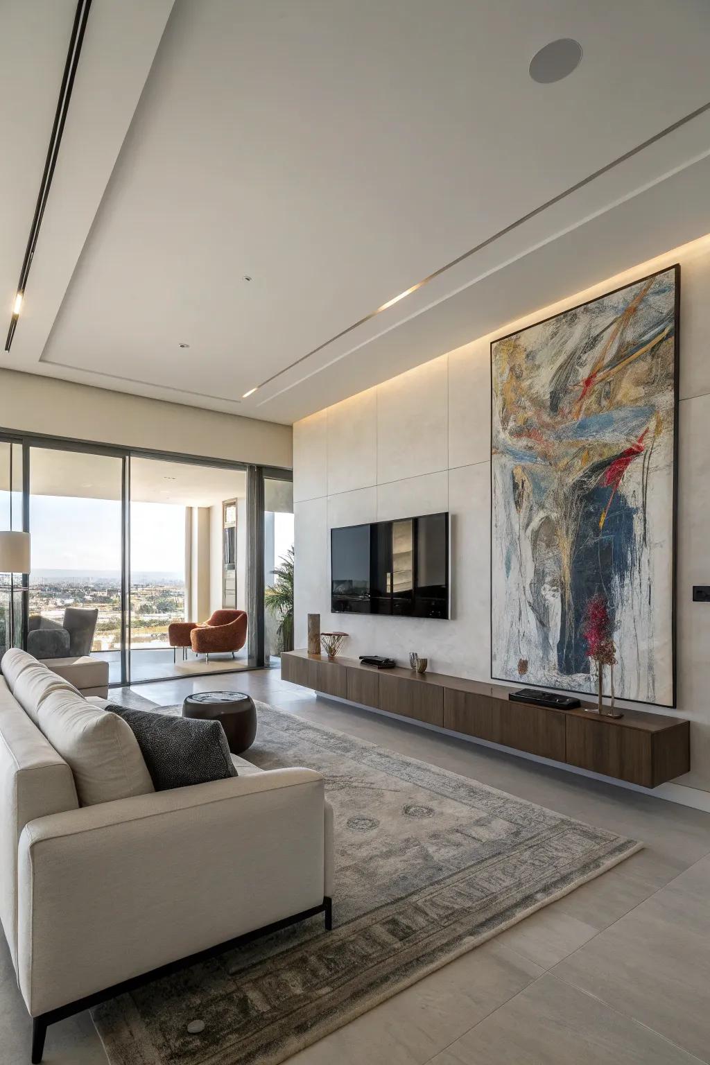 Show art off easily with a leaning look.