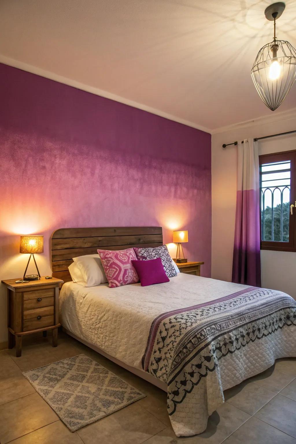 Gradient effects offer a subtle, calming progression.