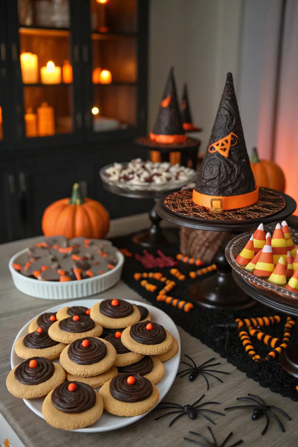 Sorceress cap treats infuse a playful and magical accent.