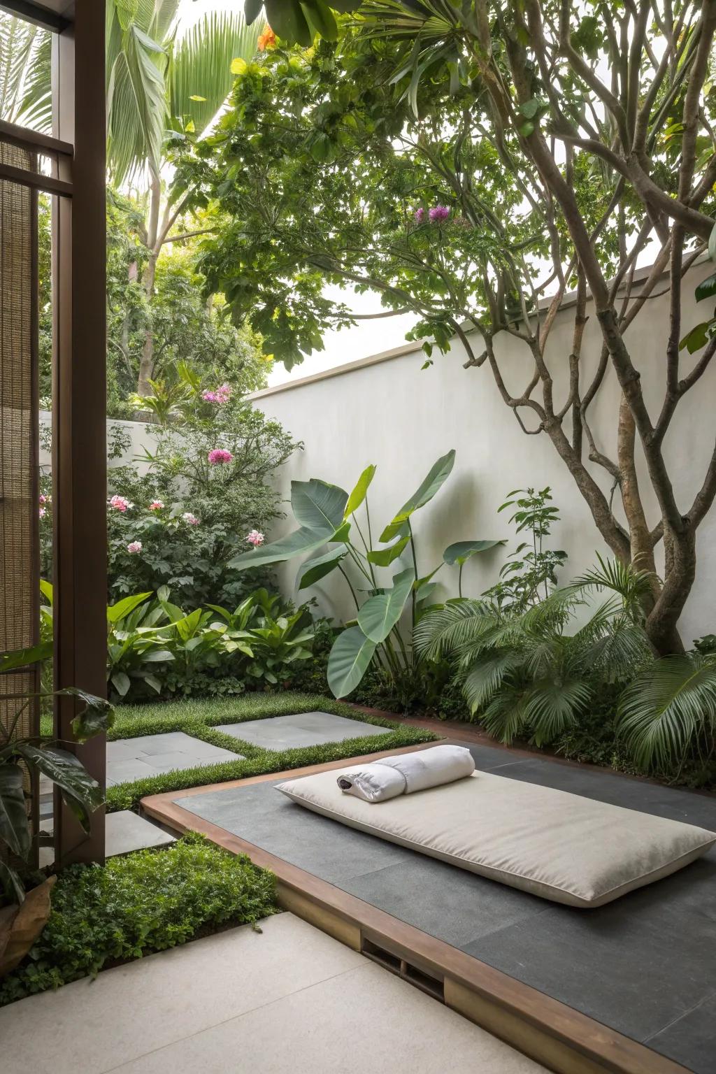 Discover peace in a serene contemplation spot.