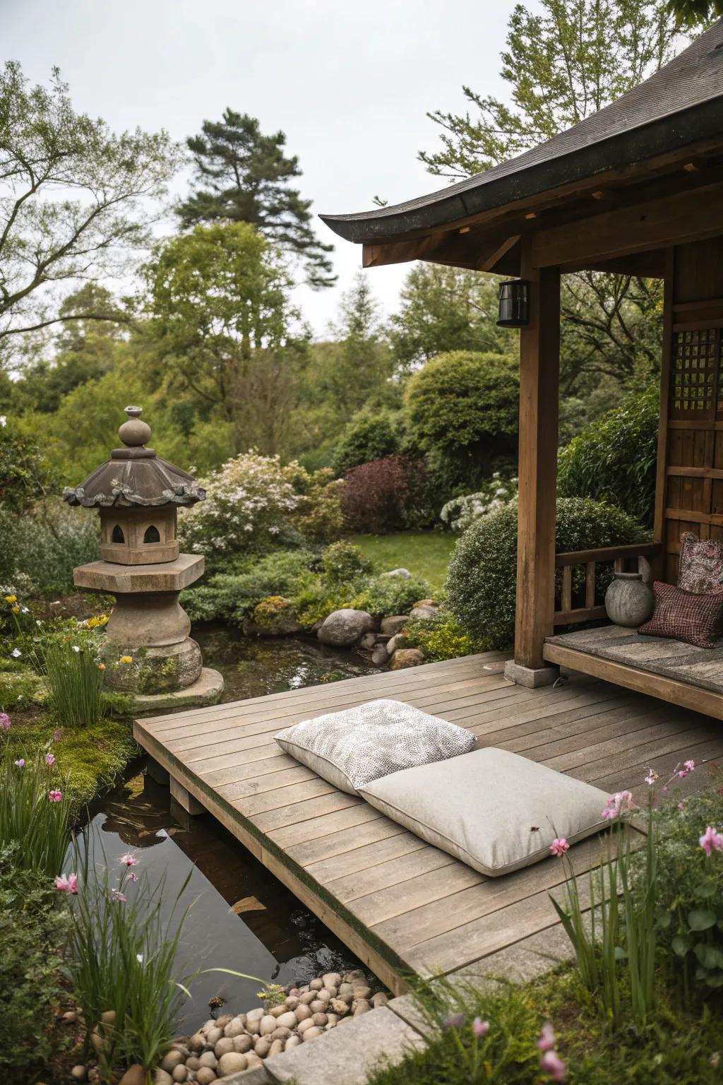A relaxation nook offering a peaceful retreat.