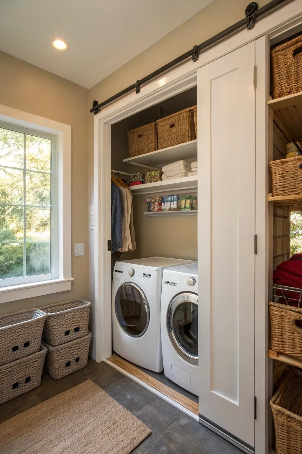 Keep utilities out of sight for a look that&rsquo;s nicer.