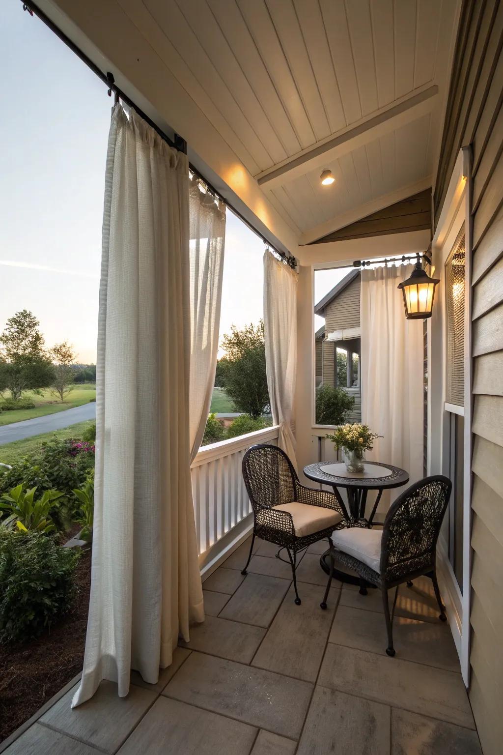 Interior curtains create a seamless and harmonious extension of your living area.