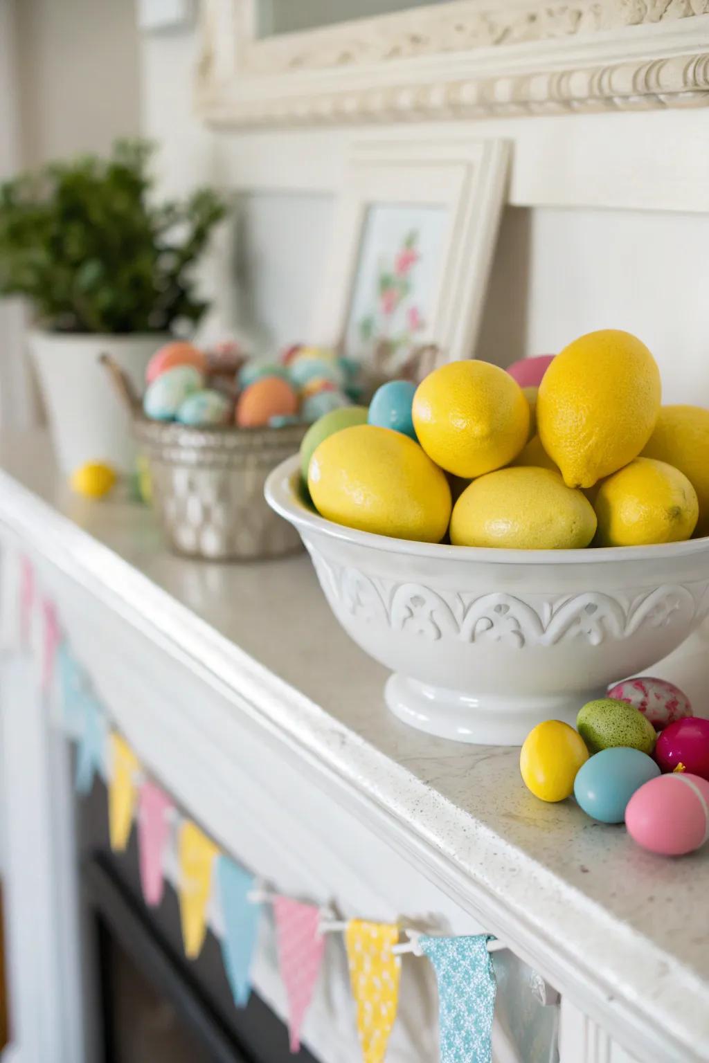 Seasonal harvests furnish a natural and energizing color highlight.