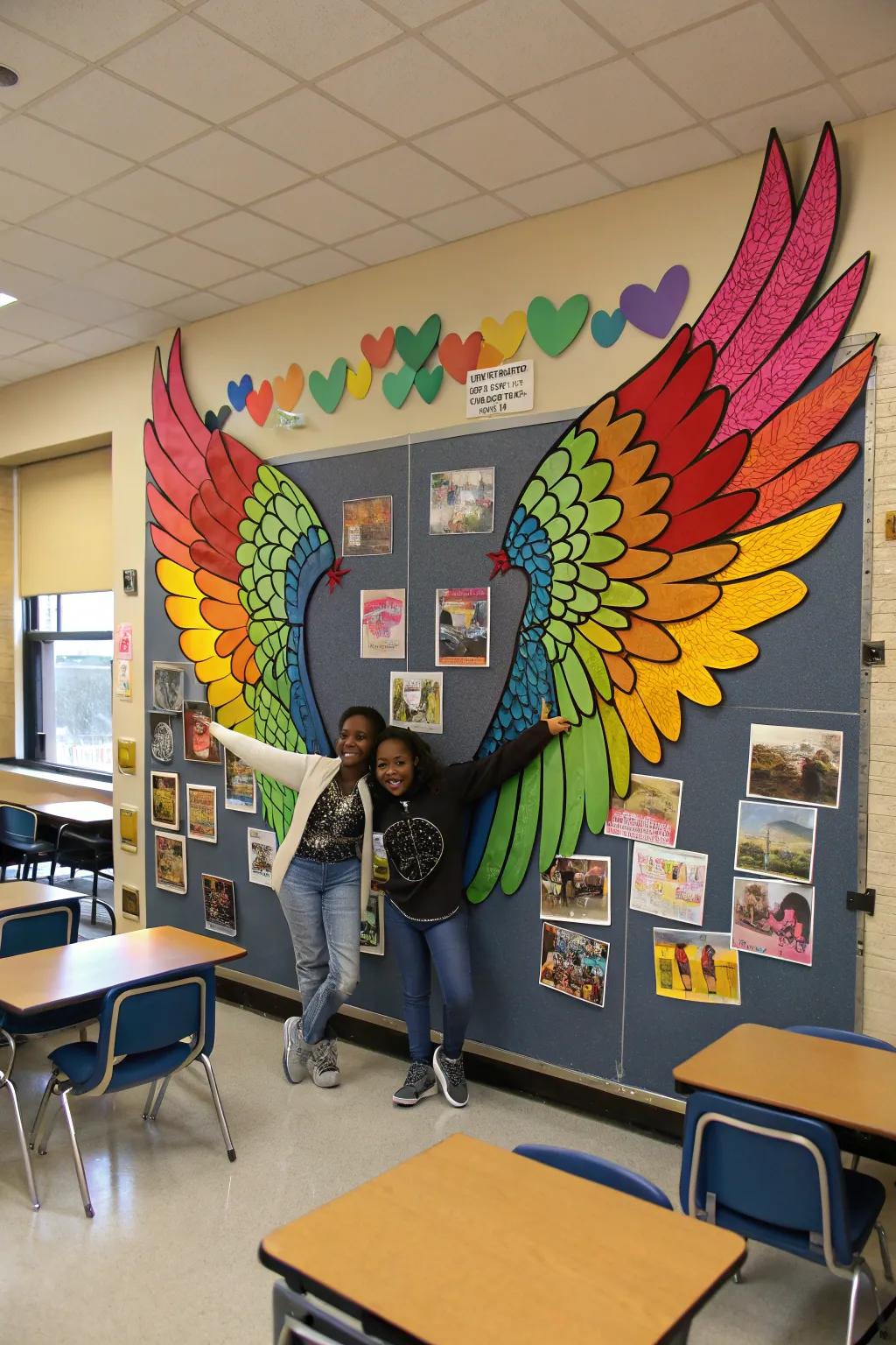 Expand your wings and aspire greatly with this inspiring board.