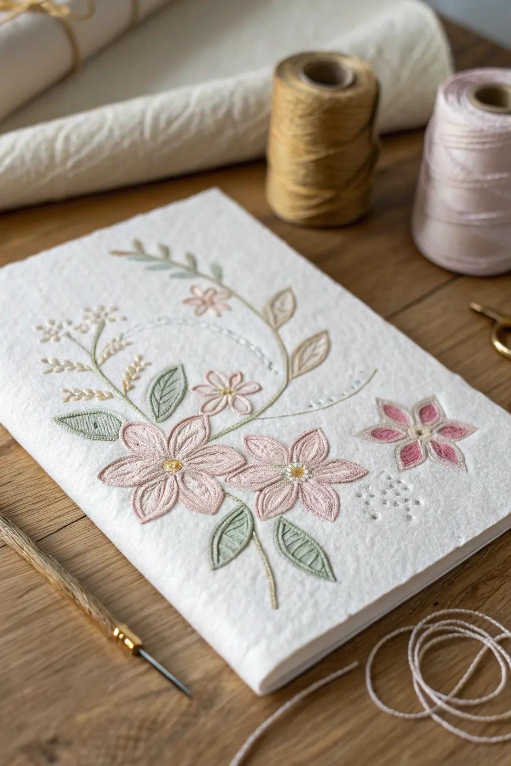 Elevate your greetings using the art of paper stitching.