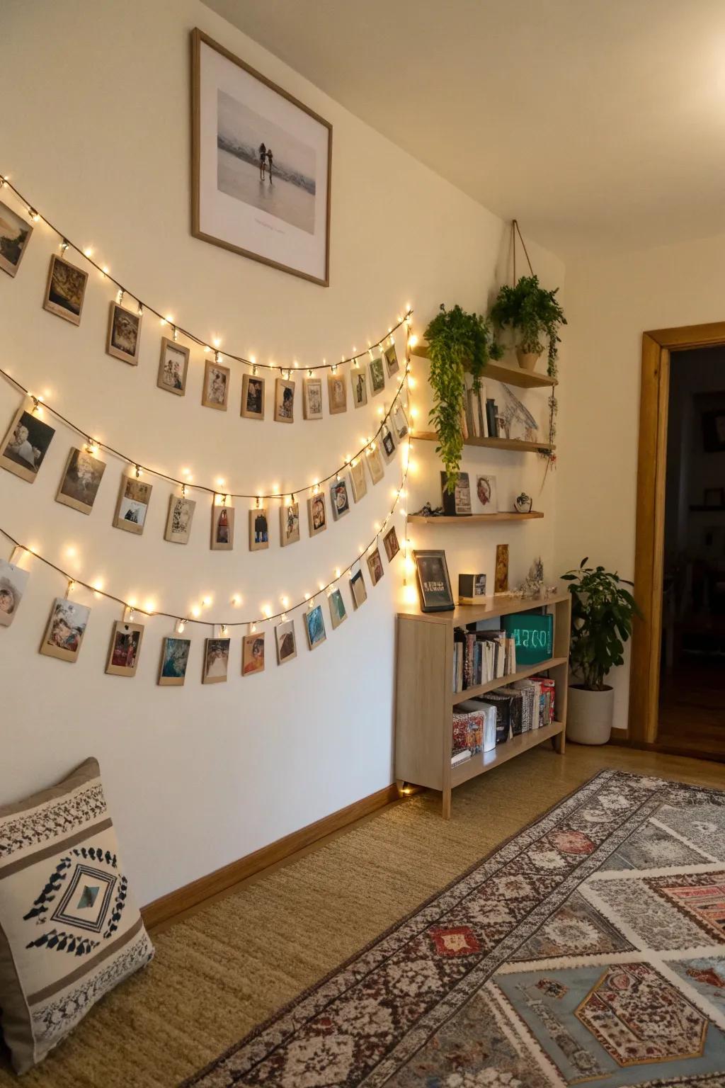 A visual chronicle integrates treasured reminiscences into the celebration.