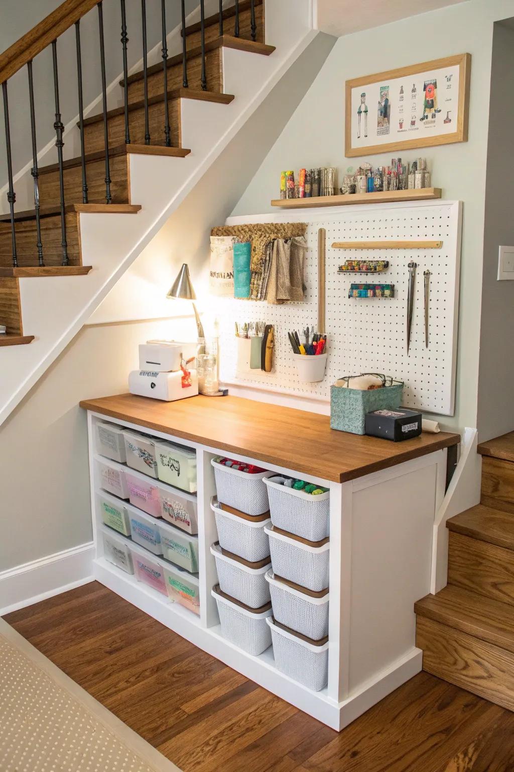 Reveal your artistic talent with a craft space.