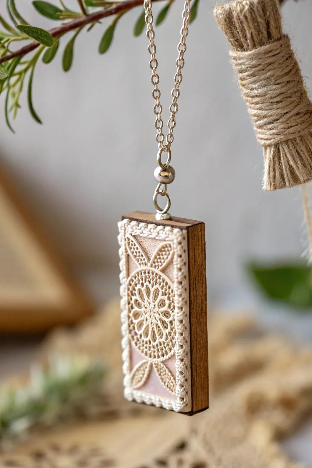 Uncover the art of storytelling through repurposed matchbox pendants&mdash;wear a miniature gallery around your neck.