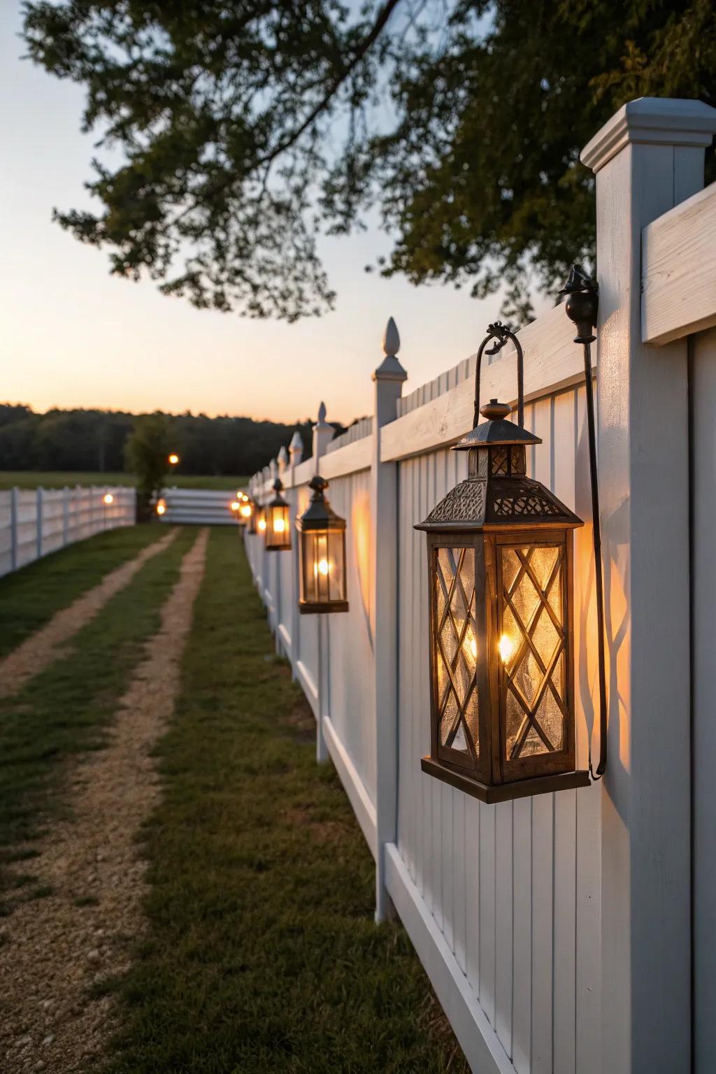 Country pendants add a warm, inviting touch to outdoor settings.
