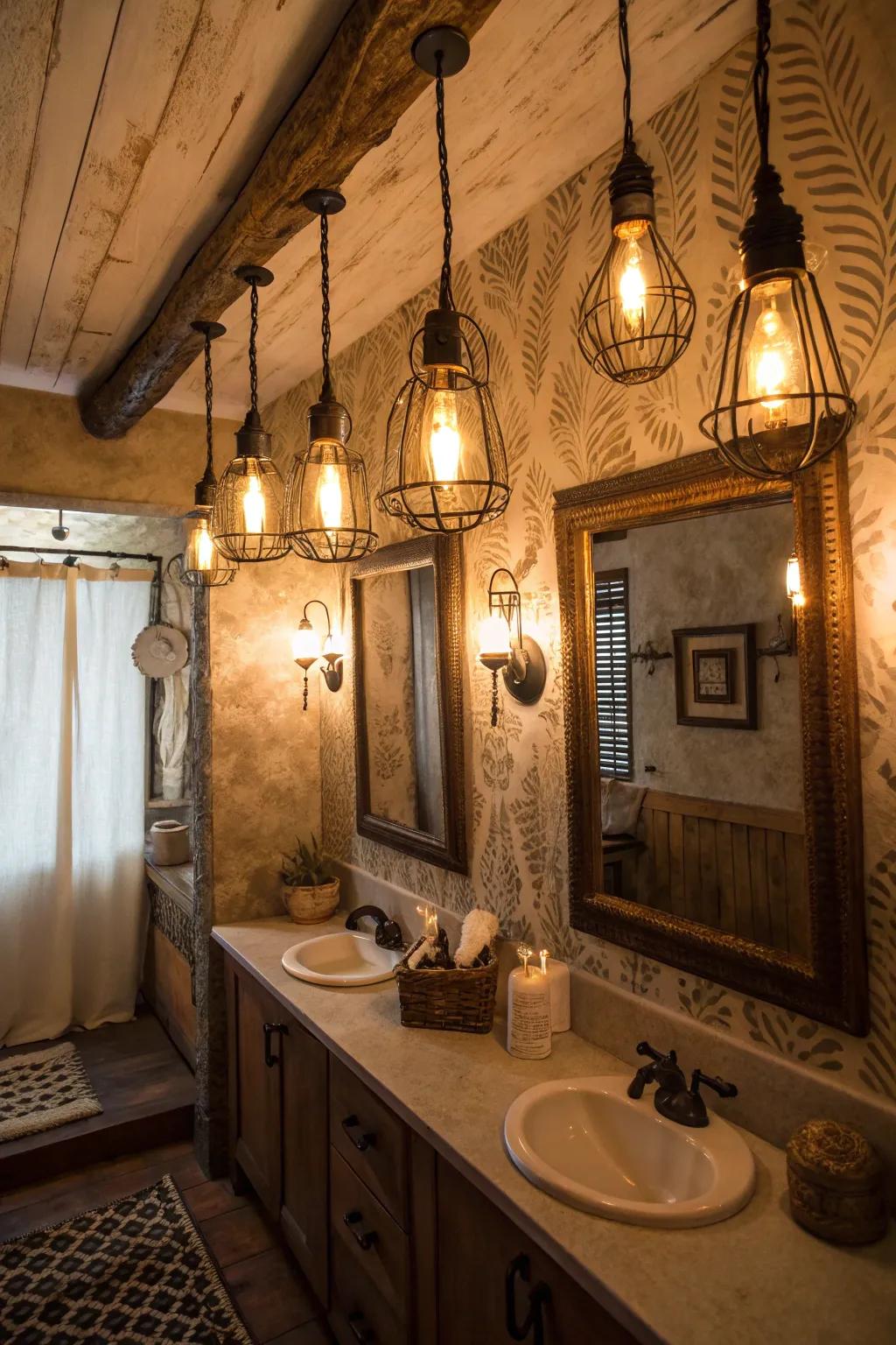 Warm lighting enhances the cozy feel of your space.