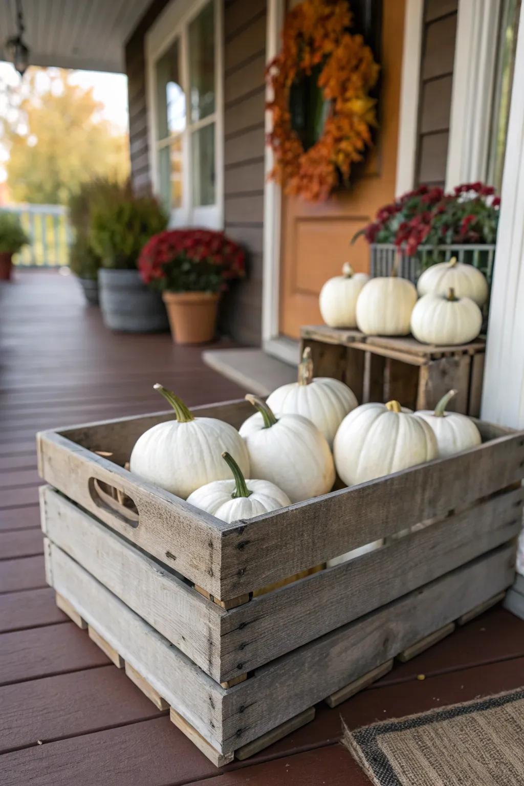 Country style display for a farmhouse feel.