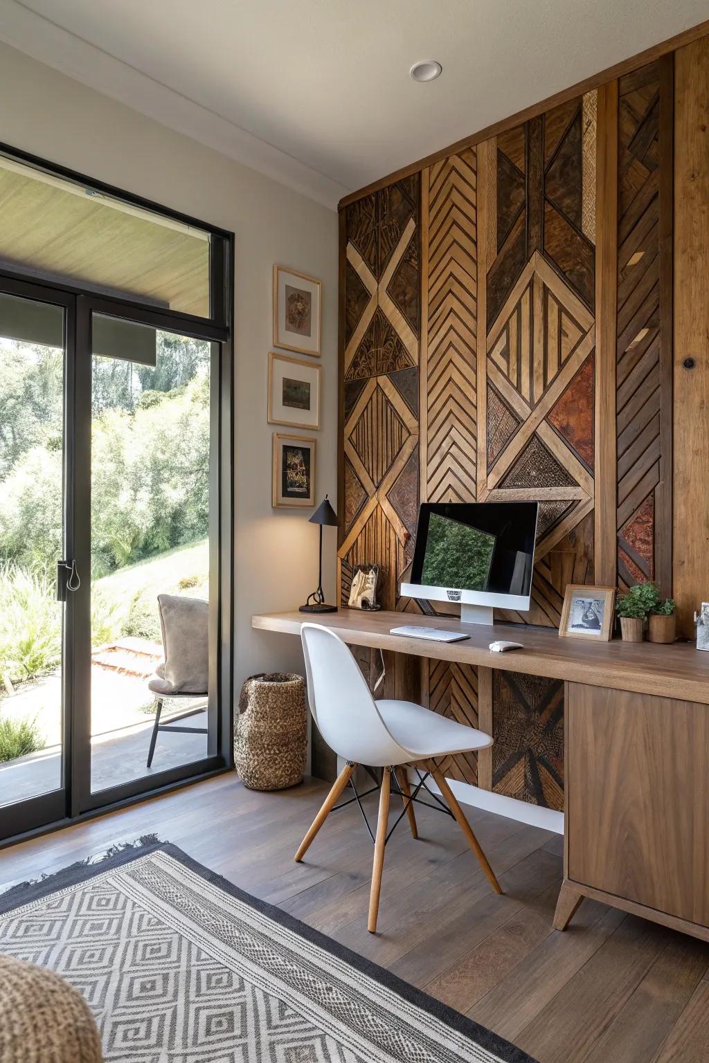 Inlay designs make your timber coverings unique and personal.